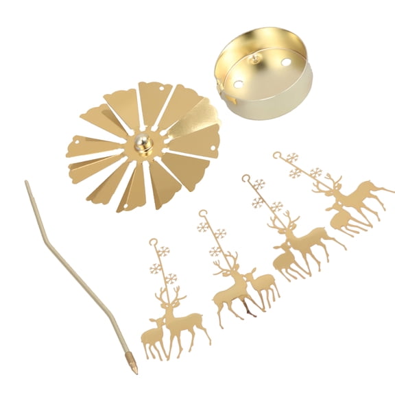 Masteelf Candelabra Unique Revolving Door Windmill Candleholder