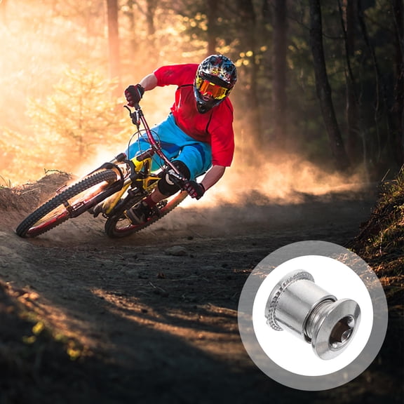 Masteelf Cankset Screw for Bike Use Made of Electroplated Steel Durable and Safe 12 Pieces