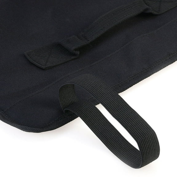 HEATSHAKING Small Roll Up Tool Bag Plier Screwdriver Spanner Carry Case Pouch Bag Black 1Pcs