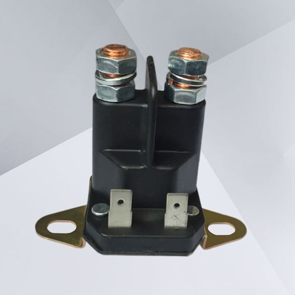 Masteelf Car Battery Isolator Relay 12V Black Plastic Prevents Primary Battery Discharge Universal Applications