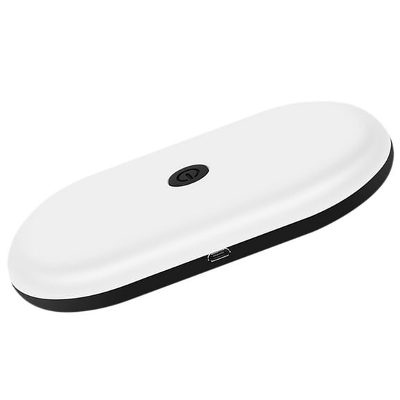 Masteelf Car Interior LED Light with Adhesive and Magnetic Mount, White Plastic, Easy Install, Compatible with Most Vehicles