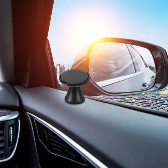 Masteelf Car Phone Holder Nano Suction Car Phone Shelf Phone Stand Car Phone Rack for Car Use - Adhesive (Black)