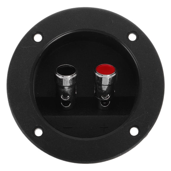 Masteelf Car Speaker Accessory Speaker Wiring Solution Speaker Box Accessory Versatile Speaker Terminal Double Binding Post Heavy-Duty Speaker Terminal
