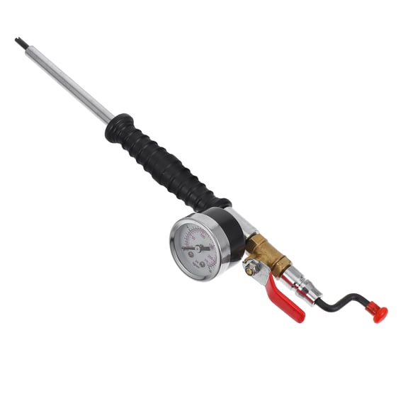 IDEANATEGRATE Air Compressor Pressure Gauge Iron 1Set 13.6X2.1X1.7In