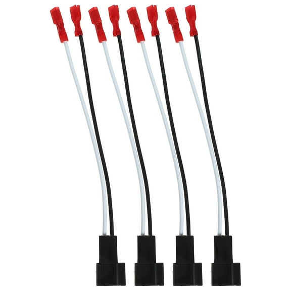 Masteelf Car Use 4Pcs Black Plastic Speaker Wire Connectors Quality