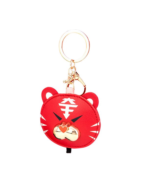 Cartoon Tiger Pendant Bag Hanging 2022 Keychain Miss Red