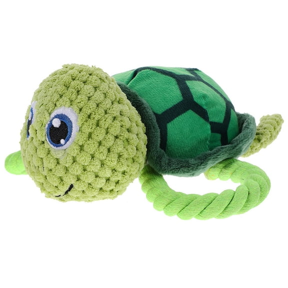 Masteelf Cartoon Turtle Plush Toy Pet Teething Turtle Toy Decorative Plush Toy for Pet Chewing Pet Puppy Supply