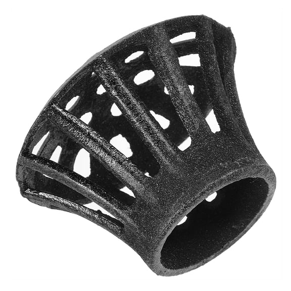 Masteelf Cast Iron Gutter Downspout Guard with Excellent Interception for Roof Gutters Daily Use Dark Grey