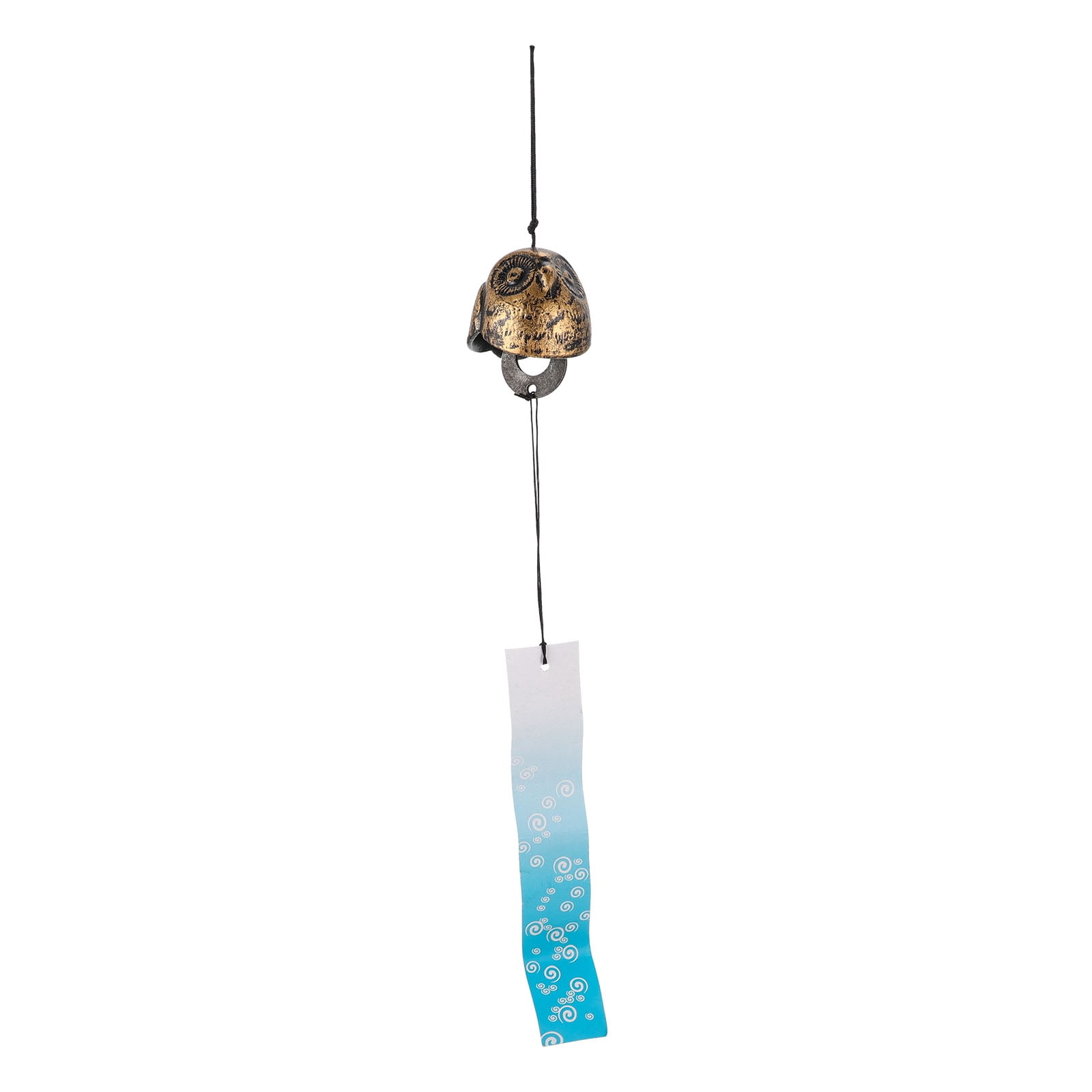 View of Masteelf Cast Iron Wind Chimes Cage for Guinea Pigs Hamster Bed Cave ...