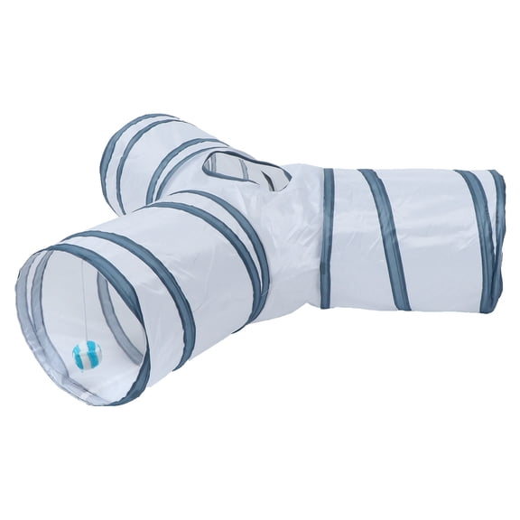 Masteelf Cat Toys Pet Channel Toys Cat Tube Toy 42X42X25CM White