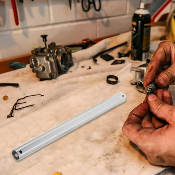 Masteelf Ceiling Fan Lighting Accessories Metal Downrod Extension Fan Light Suspension Rod Easy Installation Suitable For Various Style