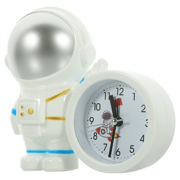 LOLIPPYY Decor Clock Silver Astronaut Model 1Pack 5.7x1.8x5.7in