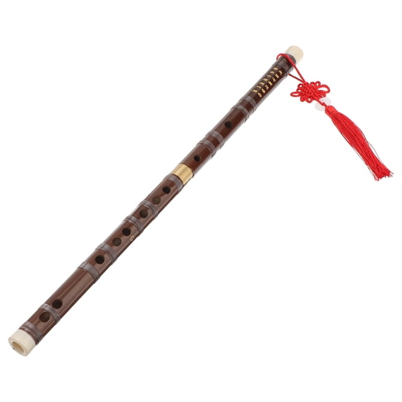 Masteelf Traditional Chinese Flute 45x1.9 cm Decorative Flute Musical Instrument for Beginners and Professionals