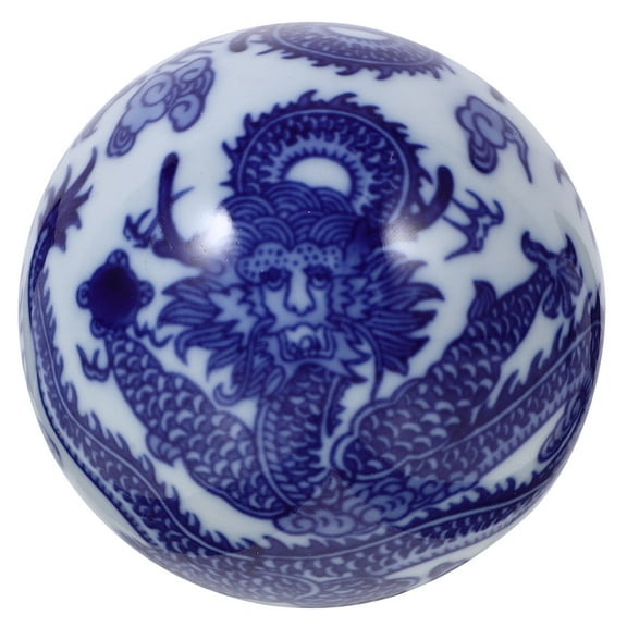 Masteelf Decorative Porcelain Floating Ceramic Balls Traditional Vase Fillers for Bowls