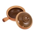thumbnail image 1 of Masteelf Clay Pot with Handle for Cooking Chinese Cooking Pot Rice for Soups Stews Porridge Family Gatherings and Travel Camping, 1 of 8