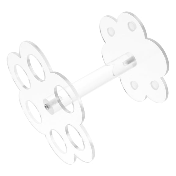 Masteelf Clear Acrylic Ice Cream Cone Stand Transparent Display for Multiple Flavors for Home Parties Birthdays Acrylic Riser for Dessert Table