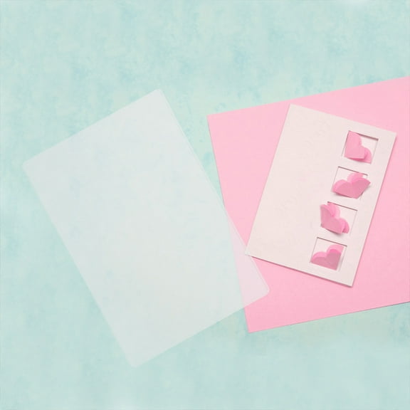 Masteelf Clear Acrylic Pad Die Cutting Machine Pad Diy Scrapbooking Embossing Plate Die-Cut Machine Cutting Plate Embossing Machine Accessory