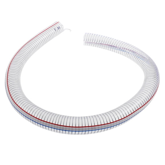 Masteelf  Clear Flexible Tube Tubing Transparent Steel Pipe