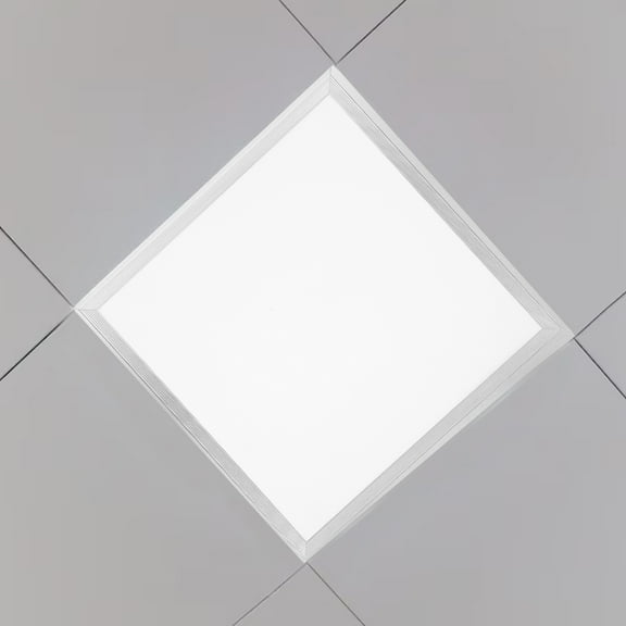 Masteelf Clip on Ceiling Light Cover Replacement Square Recessed Silver