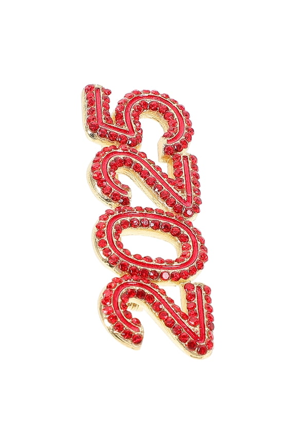 Decorative Rhinestone Number Brooch Pins for Clothing Accessories, Stylish and Sparkling Fashion Jewelry
