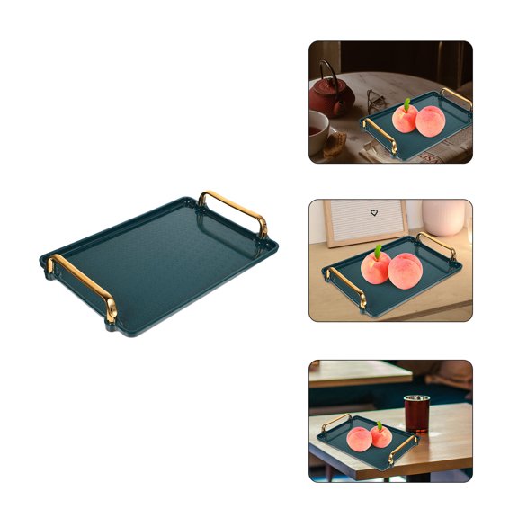 IDEANATEGRATE Modern Japanese Serving Tray Adults 1Pack 11.8X7.9X1.6In