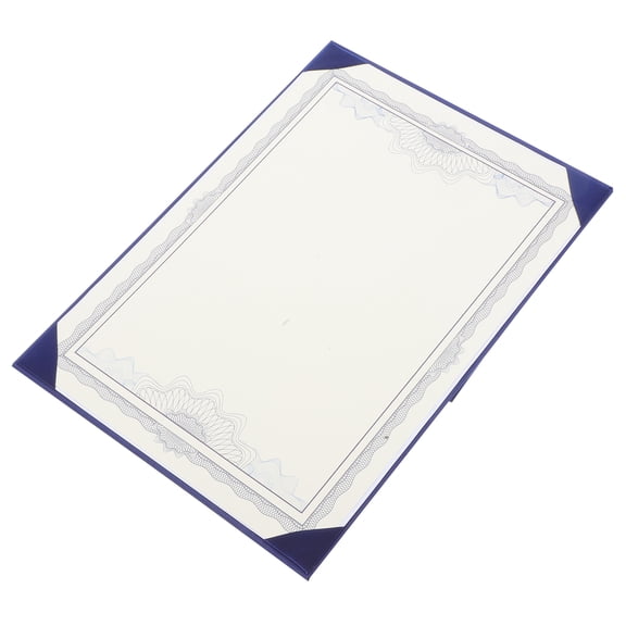 OFFIGAM Blue Diploma Frame with Tassel Holder Waterproof Paper and Silk Cloth Cover