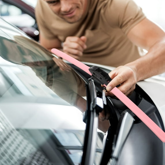 Masteelf Colored Car Windshield Wipers Durable Rubber Universal Fit Smooth Wiping Easy To Install Water Removal Enhance Car Appearance