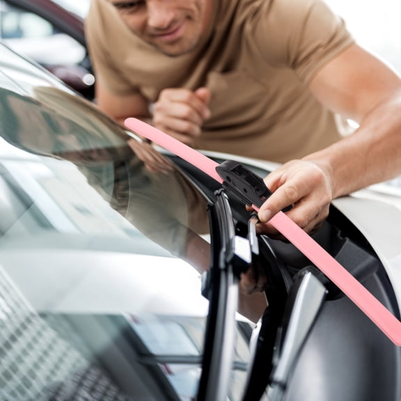 Masteelf Colored Car Windshield Wipers Durable Rubber Universal Fit Smooth Wiping Easy To Install Water Removal Enhance Car Appearance