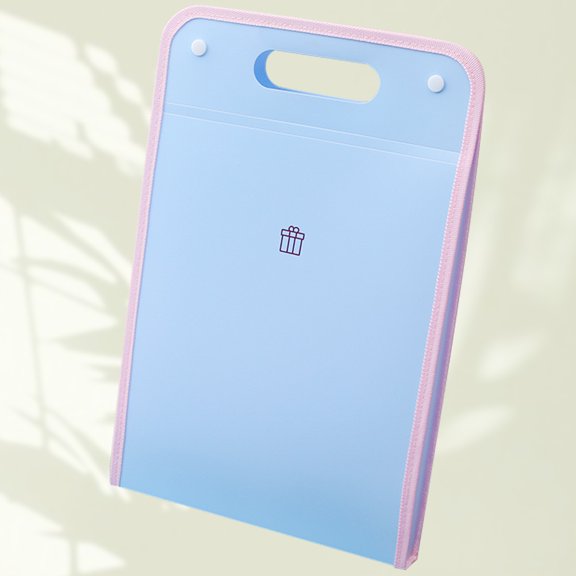 LOLIPPYY Bill Clips Blue Plastic Retro Office Home for Schedule Book Notes Bills Clipping 1Pc