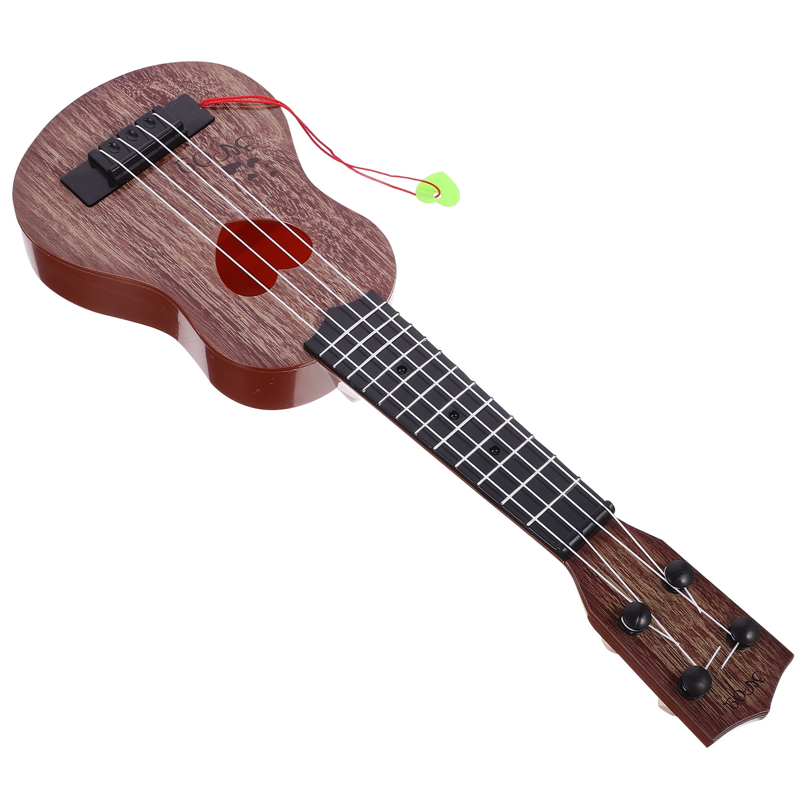 Masteelf Concert Ukulele Ukulele Toy Practice Toy Child Toddler 38x12.5cm Coffee