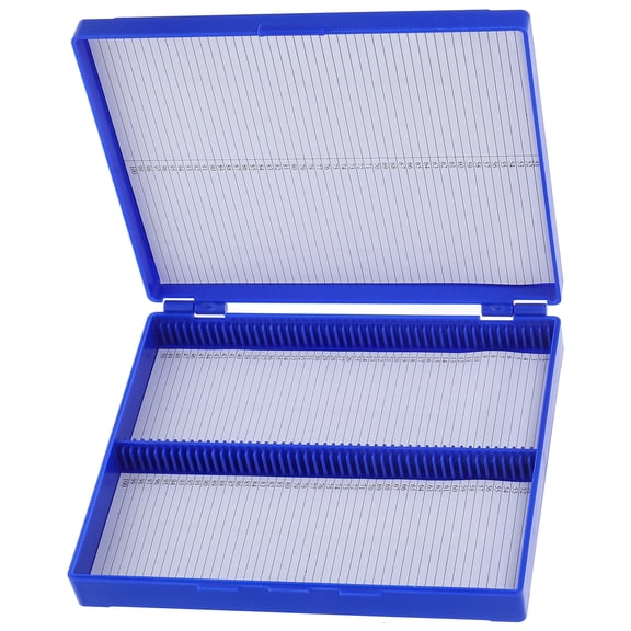 SWETRACE Rectangular Microscope Blue Plastic For Pathology Slides 1 Set
