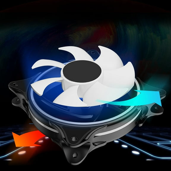 Masteelf Cooling Fan Desktop 12cm Computer Radiator ARGB Chassis Air Cooler 12V Fan