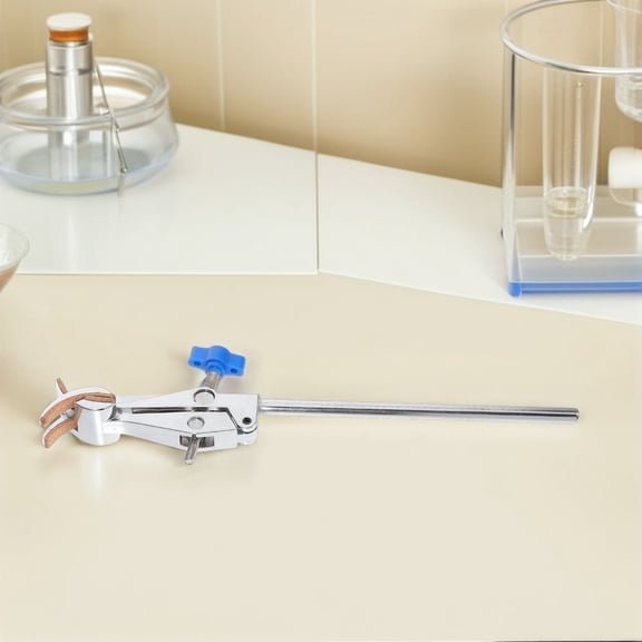 Masteelf Cork Lined Universal Lab Prong Clamp 4 Prong Iron Clamp for Laboratory Equipment Universal Labs Clamp with Cork Lined
