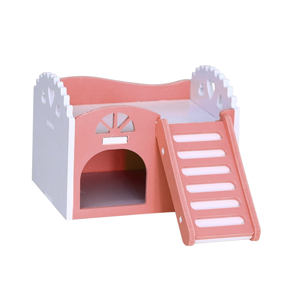 Masteelf Cottage Dwarf Hamster House Hideout for Small Animals ... - Miniature Hamster Habitats For Small Rooms