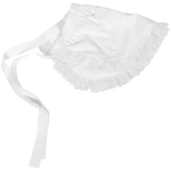 Masteelf Cotton Waist Aprons With Pockets Women Lace Half Aprons Cooking Apron Workshop Half Apron For Cooking Restaurant Costume