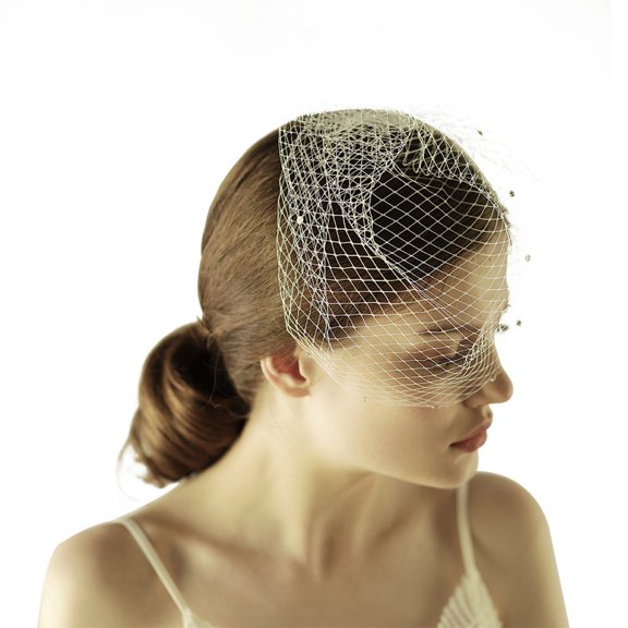Masteelf  Covered Face Veil First Communion Bridal Shower Decorations Bride