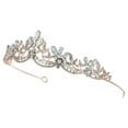 thumbnail image 1 of Masteelf Alloy Rhinestone Bridal Hairpiece Wedding Accessory Sparkling Elegant Design for Brides, 1 of 8