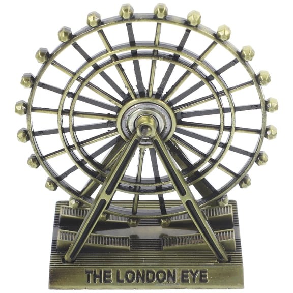 Masteelf Cube Car Ferris Wheel Model for Shopping Mall Decoration, Unique Miniature Display Ornament