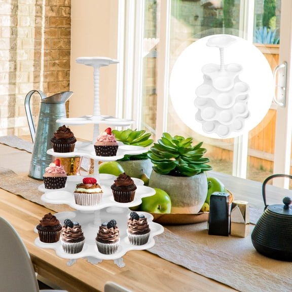 Masteelf Cupcake Stand Table Centerpieces for Party Birthday Weddings Dessert Display (5 Tier)