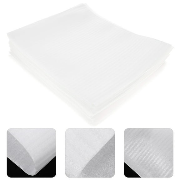 Masteelf White Cushion Foam Pouches for Packing Dishes and Fragile Items with EPE Foams Material Lightweight and Portable 300pcs