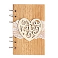 thumbnail image 1 of Masteelf  Cut Wood Notebook Scooper Bridal Shower Decorations Satinless, 1 of 6