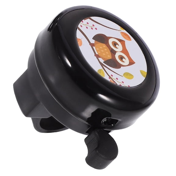 Masteelf Cute Animal Handlebar Bell for Bike Scooter with Loud Sound Made of Durable Plastic Black