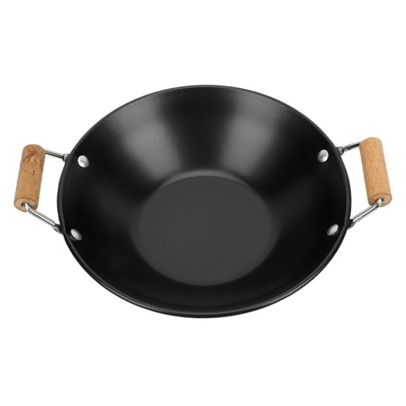 Masteelf Stainless Steel Cooking Pot with Wooden Handle for Home Use Easy to Clean Compact and Portable 6.5 Qt