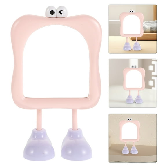 Masteelf Cute Desk Mirror Girls Room Mirror Small Vanity Mirror Makeup Mirror Desktop Cosmetic Mirror Desk Aesthetic Makeup Mirror for Kids Tabletop Vanity Mirror