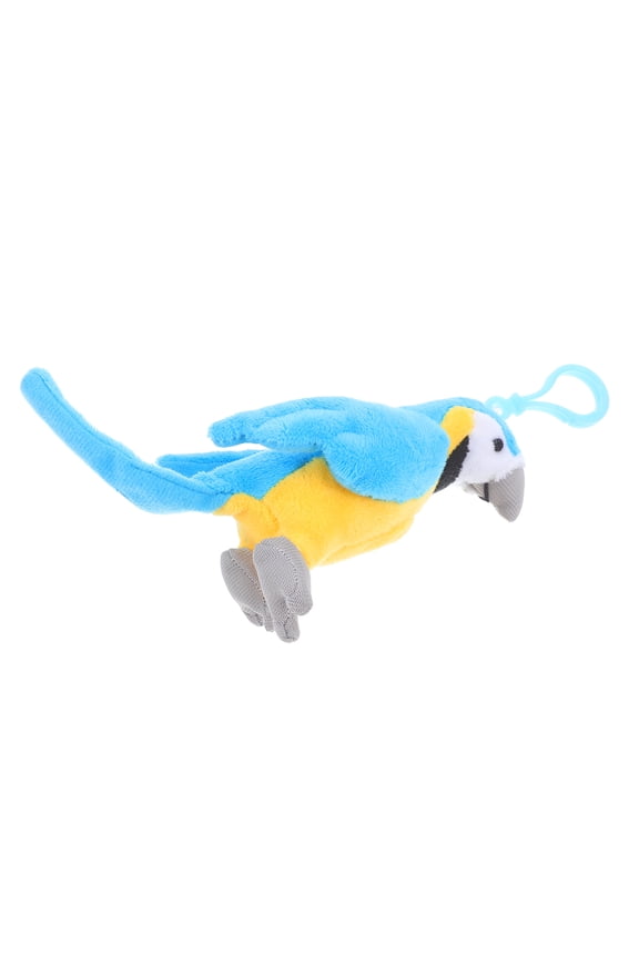 Cute Parrot Plush Keychain Lovely Stuffed Bird Hanging Charm Keychain Decoration Hanging Keyring Pendant Plush Bird Pendant Stuffed Bird Pendant
