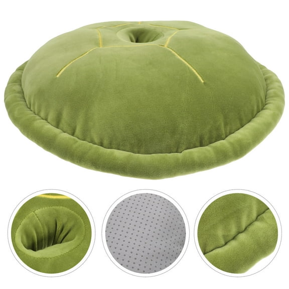 Masteelf Cute Turtle Shell Shaped Pillow for Home Use Multi Color Soft Plush Cushion 1 Piece 12.5 Inches