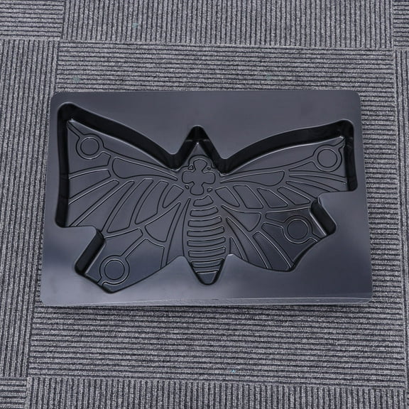 Masteelf DIY Path Mold for Paving Patios and Walkways Made of Sturdy ABS Black Reusable for Concrete Paths 11.8x7.9 Inches