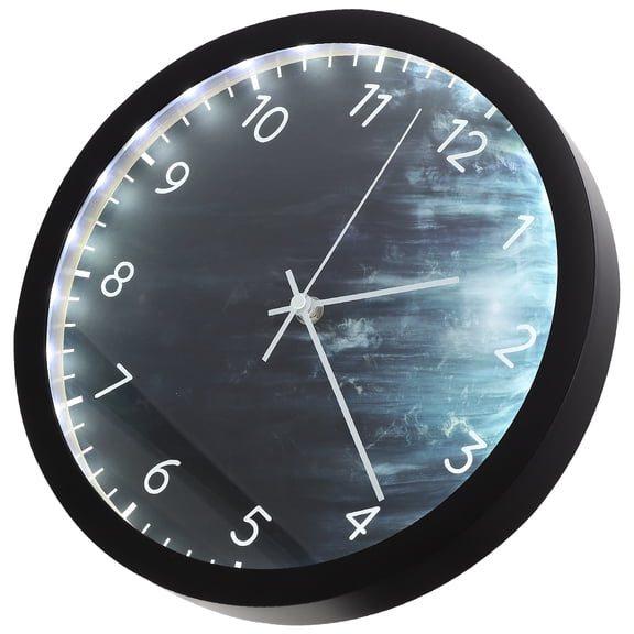 LOLIPPYY Round Wall Clock Multi 1Pack 11.8In