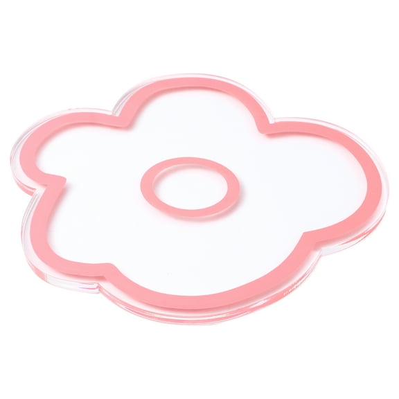 Masteelf  Decorative Placemat Table Coaster Floral Centerpieces for Tables Cork Pink