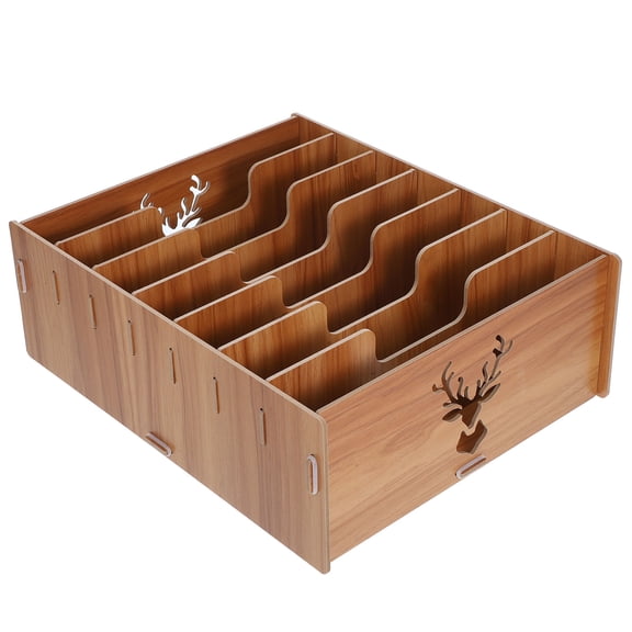 Masteelf Desktop Stationery Organizer File Storage Box Student